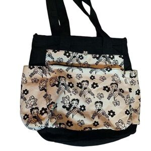Y2K Black & White Betty Boop Tote Bag